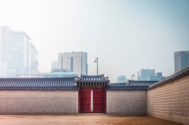 Puerta templo Corea del Sur