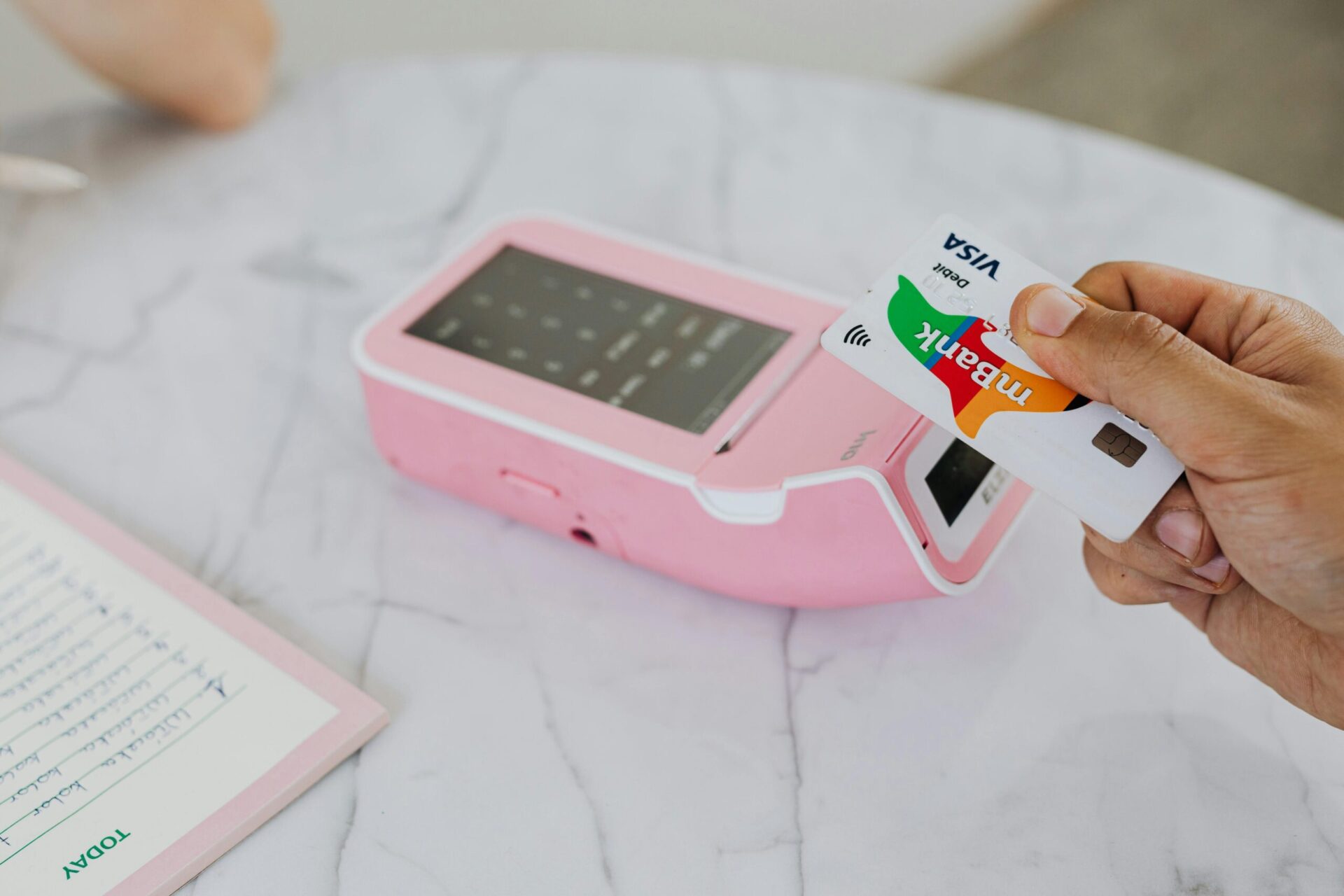 Tarjeta de Credito Rosa