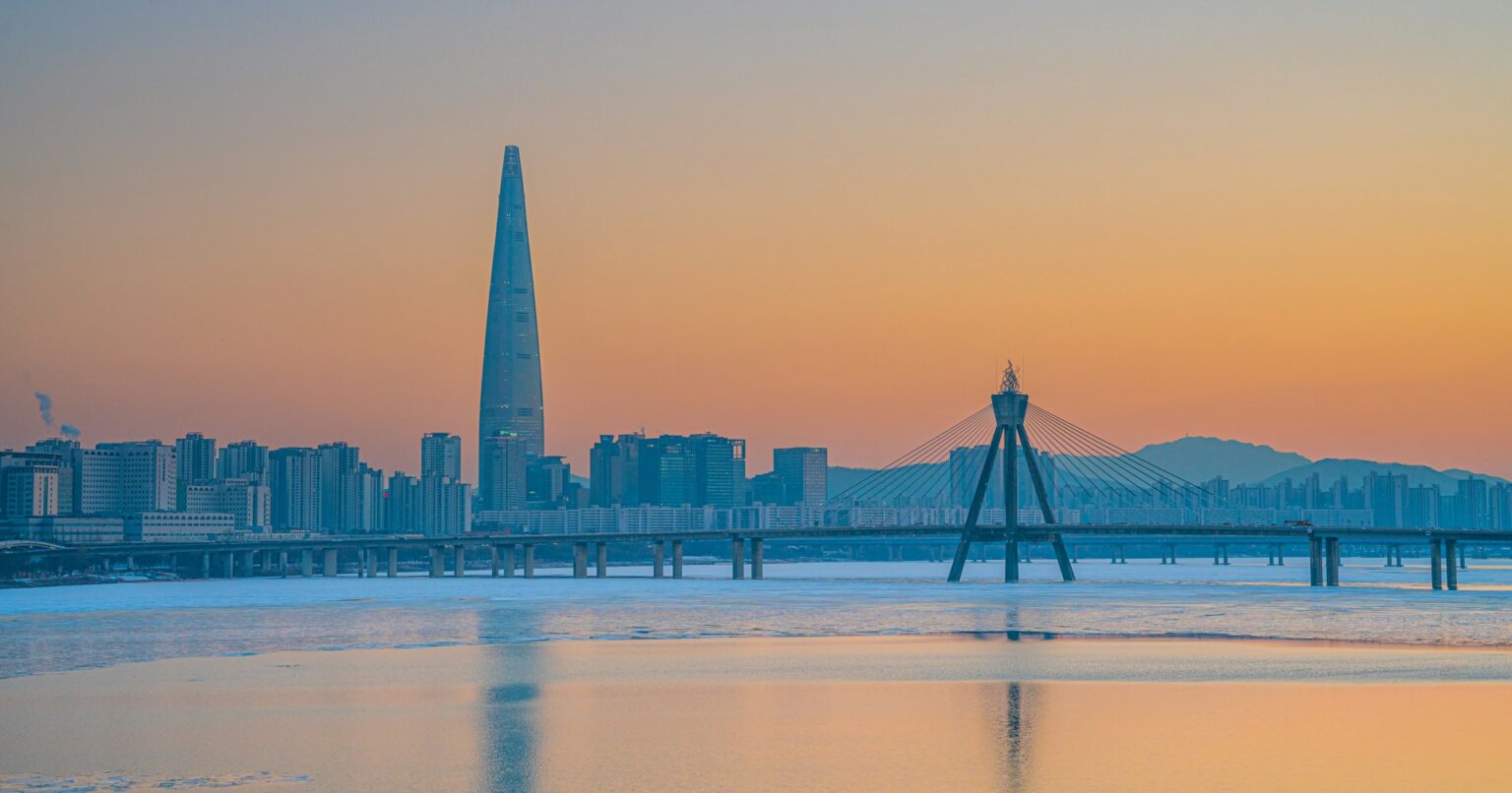 Atardecer rio han Seul