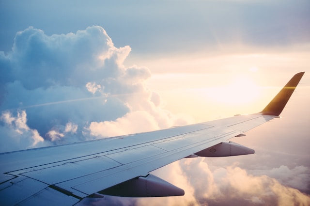 Avion amanecer