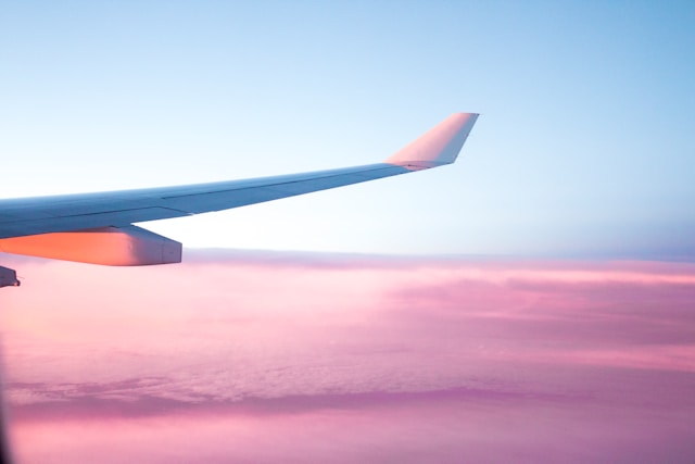 Atardecer avion